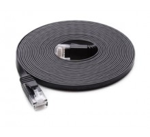 Плоский Ethernet кабель RJ45 Патч-корд CAT6 длина 0.5, 1, 3, 5, 8, 10, 15, 20, 30 метров